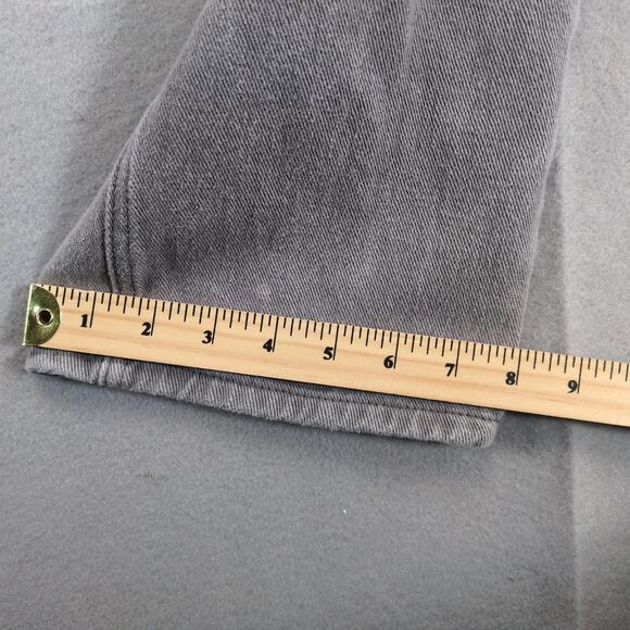 Contender Gray Wash Jeans Men's 36x32 Double Knee Distressed Mid-Rise Streetwear - Picture 10 of 10